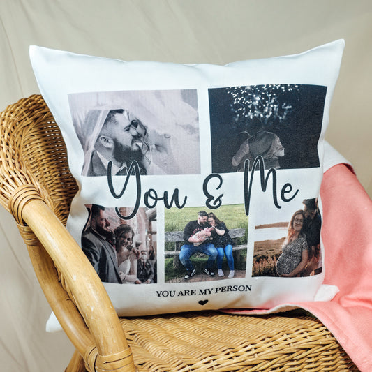 Personalised Photo Cushion | Photo Gift | Valentines Photo Present Personalised Photo Pillow | Anniversary Gift | Personalised Cushion Cover