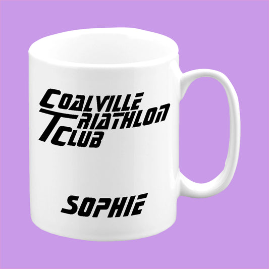 Coalville Triathlon Club Mug ☕ | Personalised CTC Ceramic or Travel Mug | Standard, Large & Travel Options